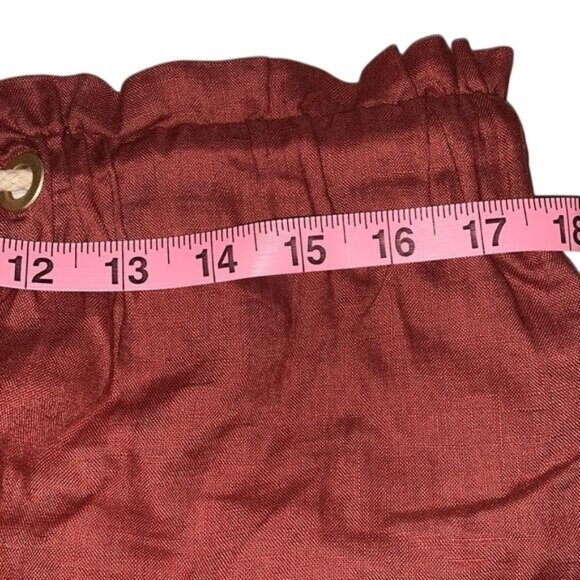 Marc New York Linen Rust Drawstring Jogger Pants XL - Picture 9 of 11
